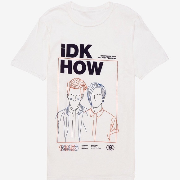 Hot Topic Tops - Unisex I Don’t Know How But They Found Me Outlines Shirt Hot Topic Dallon Weekes